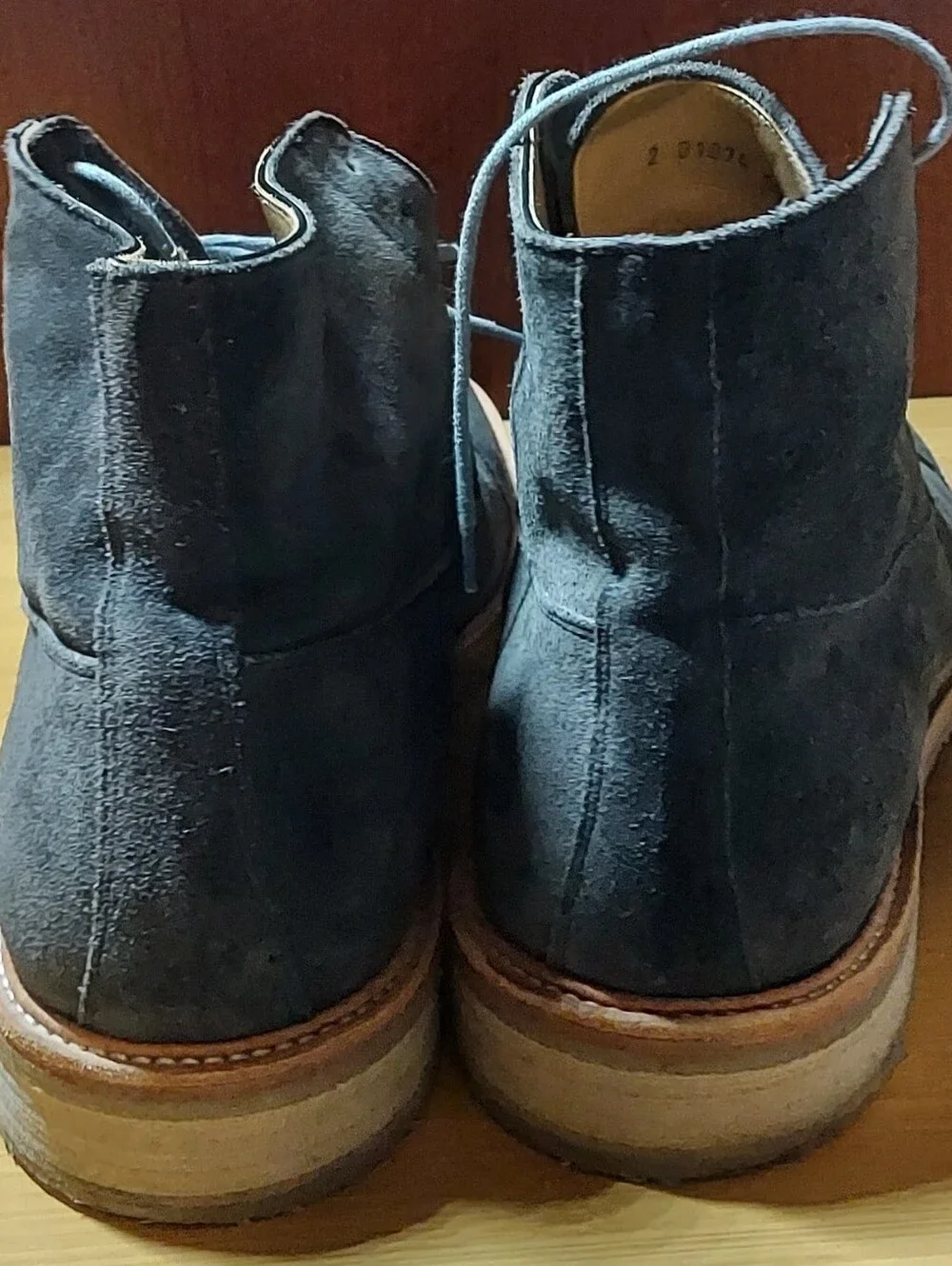 GORDON RUSH 01074 MEN'S GREEN SUEDE CHUKKA ANKLE BOOTS SIZE 10.5 MADE IN ITALY